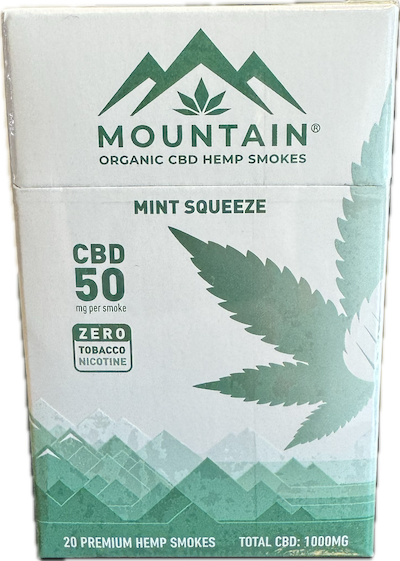 Mountain Smokes CBD Menta (20u)