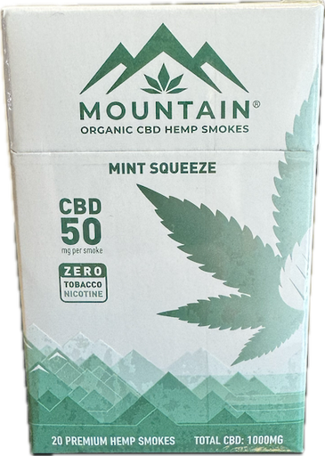 Mountain Smokes CBD Menta (20u)